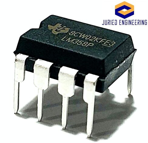 LM358P IC Dual Operational Amplifier & 8-Pin DIP Sockets with Machined Contact Pins Breadboard-Friendly (Pack of 5) in Saudi Arabia
