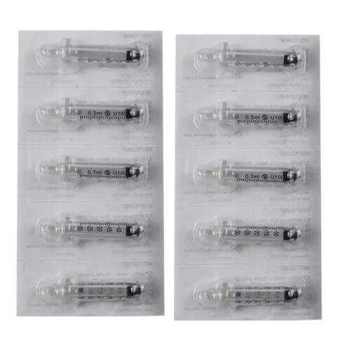 Disposable 10 pcs Empty Ampoule Replacement Parts (Yellow-10pcs 0.5ml) in Saudi Arabia