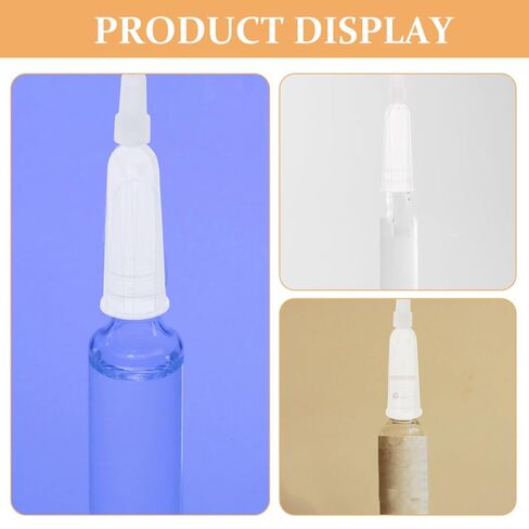 50pcs 2ml Glass Ampoule Dropper Caps Reusable Liquid Dispensing Tip Caps for Laboratory and Skincare Ampoule Opener Tool in Saudi Arabia