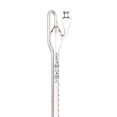 Automatic Zero Burette, 50ml - Class A - 34/35 Joint Size - 0.05±ml Tolerance, 0.10ml Sub. Divisions - 2000ml Reservoir Capacity - Eisco Labs in Kuwait