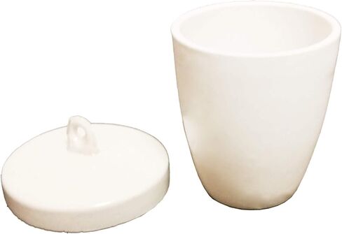 CHF-30-20 Crucibles with Lids, High-Form, 30ml, Porcelain. Pack of 20. in Saudi Arabia