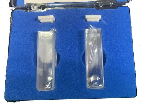 UV Quartz Cuvettes, Standard Quartz Cells, Set of 2, 10 mm Path Length, 3.5 ml Volume, 190-2500 nm Spectral Range in Saudi Arabia