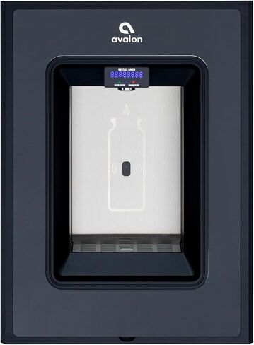 Avalon in-Wall Bottle Filler, Sensor Dispensing, Self Cleaning, Digital Bottle Counter Display, Dual Filtration, WiFi Enabled, Black in Saudi Arabia