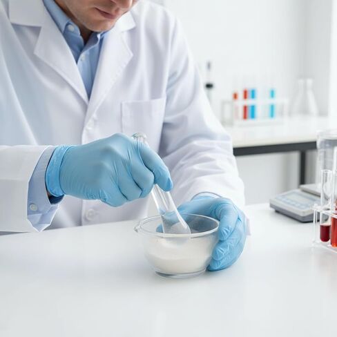 BESTYASH Glass Mortar and Pestle Set with Thickened Base for Stability Small 2.55In Grinding Bowl and Pestle for Laboratory Use and Kitchen Spices Grinding Easy to Clean in Kuwait