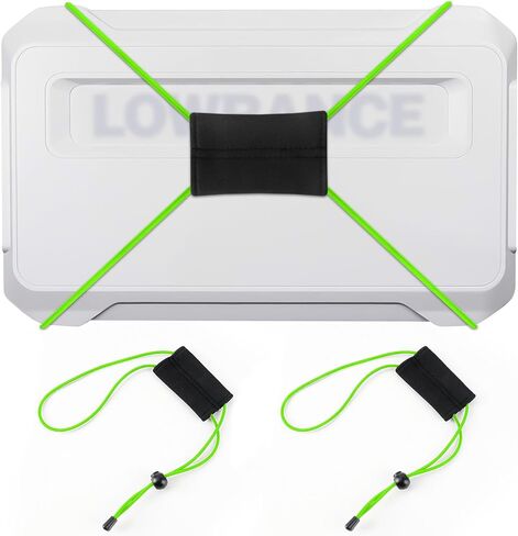 2 Pcs Fishing Graph Cover Straps - Keep Your Fish Finder Cover Secure During Travel in Kuwait