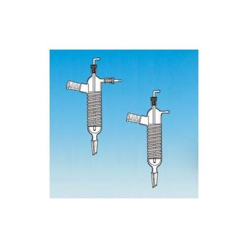 5974-10 Series Friedrich Condenser with #7 Inlet Bushing and Tube, Size D Hose Barb, 24/40 Side and Bottom, 250 mm Jacket in Saudi Arabia