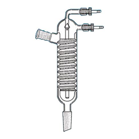 5971-124 Series Friedrich Condenser with #7 Safe Hose Connector for 1/4in ID Tubing, 24/40 Top, 45/50 Bottom in Saudi Arabia