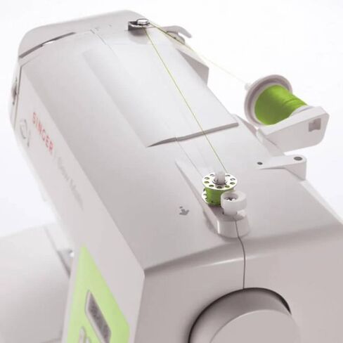 Singer Sew Mate 5400 Handy Sewing Machine Including 60 Built-in Stitches, 4 Fully Built-in 1-Step Buttonhole, Automatic Needle Threader & Automatic Tension, Help to get Started in No time, White in Saudi Arabia