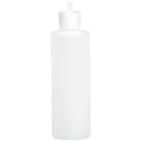 16 Oz Natural Plastic Cylinder Bottles with Flip Top Pour Spout, Pack of 4 in Saudi Arabia