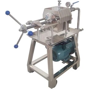 TECHTONGDA Stainless Steel Plate Frame Filter Horizontal Press Plate Frame Filter Slag Machine 200 model 110V in Kuwait