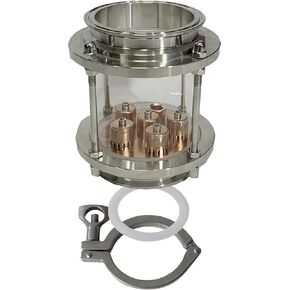 قسم عمود ارتداد زجاجي مقاس 4 بوصة مع لوحة فقاعات نحاسية in Kuwait