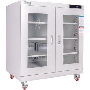 خزانة NARGON 1-20% RH 450L الإلكترونية الجافة، خزانة تجفيف ESD لتخزين العدسات البصرية، مجموعات РСВ، الرقاقة، المكونات الإلكترونية، أشباه الموصلات، المواد الكيميائية المخبرية، الموديل NMC452C in Kuwait