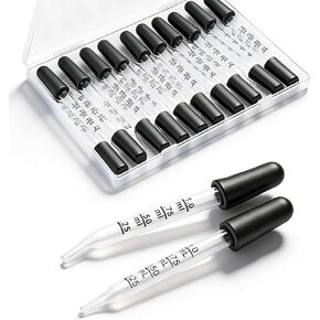 20 عبوة من قطارة ماصة زجاجية، قطارة عين 1 مل، قطارة طبية، قطارات للزيوت والسوائل، أطراف منحنية ومستقيمة للمختبر، والحرف اليدوية، والأذن، والعين، وقياس السوائل ونقلها. in Kuwait