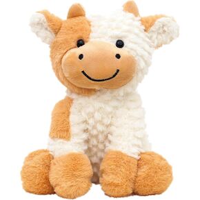 Cow Stuffed Animals, 9 inch Cute Plush Cow Toy Doll for Kids Boys Girls Women (Pink Sitting Cow) in Kuwait