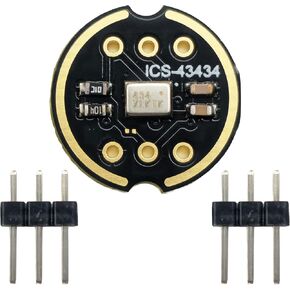 1PCS ICS-43434 MEMS I2S Microphone Module, Omnidirectional Digital Mic, 24-bit, 120 dB AOP, 65dBa High-SNR, Low-Power Always-ON Mode, Compatible with ESP32, Raspberry Pi in Kuwait