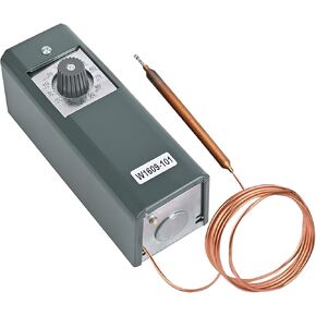 جهاز تحكم في درجة الحرارة عن بعد - 30 درجة فهرنهايت إلى 90 درجة فهرنهايت (-34 درجة مئوية إلى 32 درجة مئوية) ترموستات ميكانيكي مع لمبة شعرية عن بعد بطول 5 أقدام، التحكم في درجة الحرارة للمجمدات والمبردات، W1609-101 in Kuwait