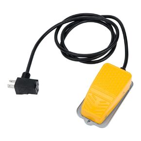 XURUI UL Certified Momentary Foot Pedal Switch XF-4, Industrial Aluminum Power Control, 15A 120VAC, Waterproof Electric Corded Pedal, Non-Slip Base, 2m Extension Cord in Kuwait