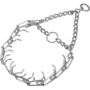 Herm SPRENGER Ultra-Plus Prong Dog Training Collar,  4 mm x 22" neck size, 4 mm x 24" chain length, Steel Chrome Plated Dog Prong Collar, Pinch Collar for Dogs, Dog Correction Collar in Kuwait