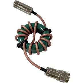 مرشح الوضع المشترك للموجات القصيرة CK300W، مرشح خنق الترددات اللاسلكية 1.8-54 ميجا هرتز مع توهين 50 ديسيبل، مقاومة 50 أوم، فقدان إدخال 0.2 ديسيبل، SWR <1.2، قلب الفريت للاستخدام الداخلي لراديو الهواة in Kuwait