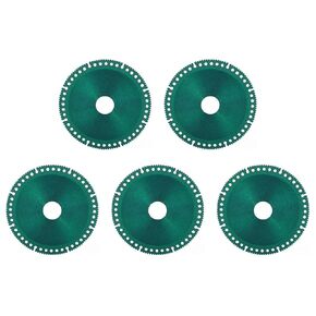 5PCS Diamond Cutting Saw 100mm Green Angle Grinder Disc High Speed Multifunctional Saw for Wood PVC Plastic Metal Glass Tile Marble Stone Cutting in Saudi Arabia