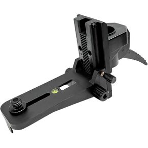 مشبك تثبيت مع خيط ذكر 1/4 بوصة - 20 ومحول 5/8 بوصة - 11، مشبك عمود مستوى ليزر قابل للتعديل مع مستوى الفقاعات لليزر الدوار والخط، دعامة شديدة التحمل لأعمدة التلسكوب in Kuwait