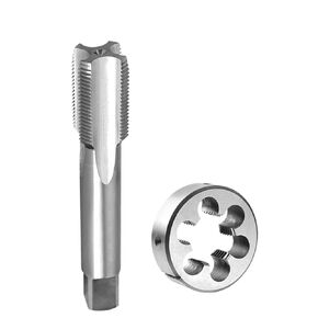 1 1/8"-8UN Tap and Die Set Right Hand，1-1/8x8 HSS Machine Thread Tap & Round Die in Kuwait