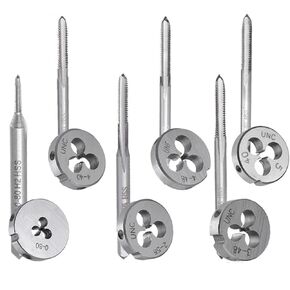 M3x0.35 مجموعة الصنبور والقالب لليد اليمنى، متري M3x0.35 HSS آلة الصنبور والقالب المستدير in Kuwait