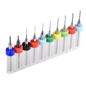 10 Pcs Tungsten Carbide Macro Drill Bits, PCB Drill Bits for Jewelry, CNC, Soft Metals, Model Making, Wood - Cutting Dia: 1.1mm, 1.2mm, 1.3mm, 1.4mm, 1.5mm, 1.6mm, 1.7mm, 1.8mm, 1.9mm, 2.0mm in Saudi Arabia