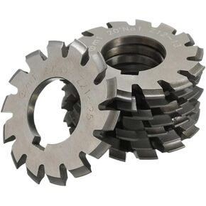 AYLFGSMG HSS Gear Milling Cutter M0.5 M1 M2 M3 M4 M5 M6 PA20 Modulus Degrees Disc Spur Gear Milling Cutter Straight Tooth Disc Bevel Gear(M3.0 (No1-No8) 8pcs) in Saudi Arabia
