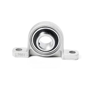 2pcs Zinc Alloy Small Bearing with seat Vertical Diamond Inner Diameter 8/10/12/15/17/20/25/30/35MM KP08 KFL08 KP000 KFL000(Vertical,KP004-20mm) in Kuwait