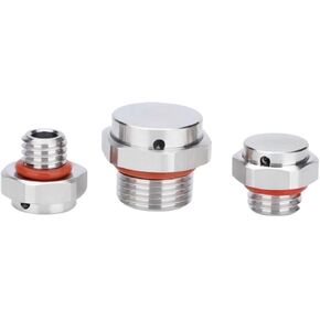 1/5 قطعة 304 SSteel صمام تنفيس الهواء مقاوم للماء M5 M20 M8 برغي في المكونات الواقية M12 E-PTFE صمام تنفيس معدني للاستراحة (SS304,M8X1.25_-) in Kuwait