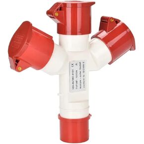 IP44 ثلاثي الاتجاه مقاوم للماء الطيران الصناعي التوصيل المقبس Y-نوع 1 المدخلات إلى 3 3P 4P 5P 16A 32A المحملة 220 فولت 380 فولت (4P 16A 1to2) in Saudi Arabia