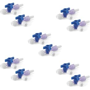 3-Way Stopcocks with Luer Connection, Disposable Medical Injection Stopcock, Sterile, 10Pcs in Saudi Arabia