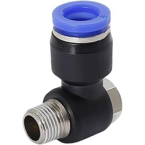 قطعة واحدة من وصلة سداسية خارجية Ph، تناوب أبيض وأسود، مرفق، أنبوب هواء هوائي سريع مستقيم من خلاله، مقاوم للتآكل (Ph14-03blue) in Kuwait