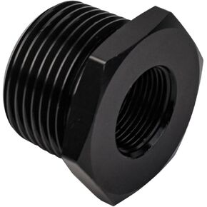 5/8-24 "NPT ذكر إلى 3/4" NPT أنثى المخفض جلبة المناسب محول عرافة الألومنيوم الأسود in Kuwait