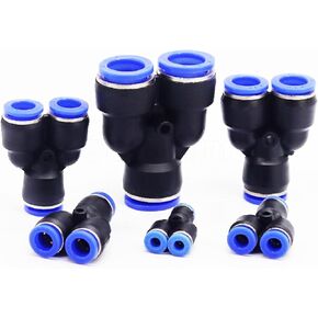 PY6 100 قطعة 6 مللي متر أنبوب هوائي هوائي Y موصل سريع يعمل باللمس في التركيب in Kuwait