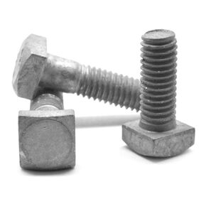 1/4"-20 x 1 1/4" A307 Grade A Square Head Machine Bolt Low Carbon Steel Hot Dip Galvanized Pk 100 in Saudi Arabia