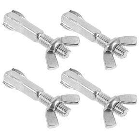 4pcs Hacksaw Bolt Repair - Iron Hacksaw Screw Part Bolt Heads for Utility Saw Replacement - Woodworking Saw Hardware for DIY Blade Mounting in Kuwait