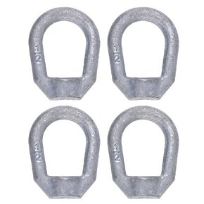 4 Packs Galvanized Steel Thread Lifting Bail Type Eye Nut 1/2" UNC Marine Grade, Female Thread Fastener Ring Shaped Eye Nut in Kuwait