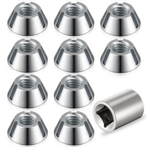 11 Pcs Include Installation Tool and 10 Pcs 3/8-16 Tri-Groove Tamper Proof Security Nuts, Tamper Proof Security Nuts, #30, Trident, Galvanized Steel in Kuwait
