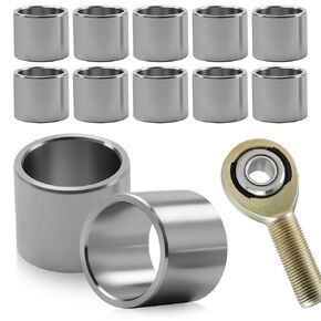 12 قطعة من البطانات المصنوعة من الفولاذ المقاوم للصدأ، محولات جلبة مخفض من الفولاذ المقاوم للصدأ مقاس 3/4 بوصة إلى 5/8 بوصة، تناسب مسامير وقضبان البراغي مقاس 5/8 بوصة، فاصل معدني مسماري، فاصل معدني مستدير من الفولاذ المقاوم للصدأ in Kuwait