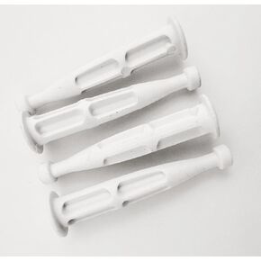 مسامير درج الحنفية البلاستيكية بيضاء، الجزء # 145718 # 159553 (4-حزمة) جديد in Kuwait