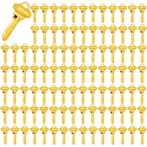 فراغات مفاتيح غير مقطوعة ذات تشطيب نحاسي، مفاتيح فارغة SC4 (6SH1)، فراغات مفاتيح SC4 6 دبابيس (100 حزمة) in Kuwait