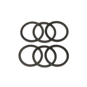 MIUYTRN 100pcs M12.7 Nylon Graphite Washer Flat Washers Plastic Gasket Ultra-Thin Gaskets High Quality High Temperature Resistance Black cuicui(12.7mmx20mmx0.8mm) in Kuwait