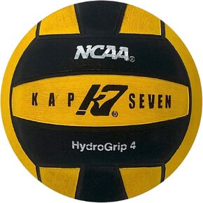KAP K7 SEVEN KAP7 Size 4 HydroGrip Water Polo Ball (NCAA and NFHS Official), Yellow/Black in Kuwait