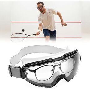 Xuhal Overglasses نظارات واقية لكرة المضرب فوق النظارات نظارات الاسكواش نظارات مضادة للضباب والخدش نظارات حماية للاسكواش الداخلي in Kuwait