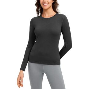 Innophra Womens 190 Merino Wool Base Layer Shirt - Hiking Outdoor Casual Long Sleeve Thermal Underwear Soft Breathable Tops in Saudi Arabia