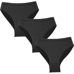 FEOYA Girls Dance Briefs Ballet Panties No Show Seamless 3 Pack High Cut Profession Ballerina Gymnastics Underwear in Saudi Arabia