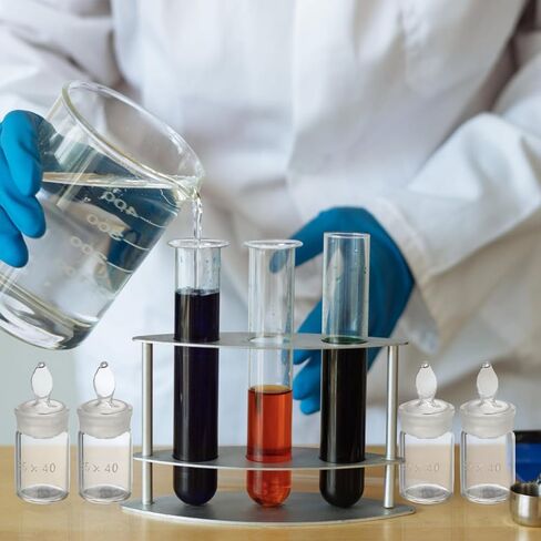 6pcs Low Flat Form Weighing Bottle Weighing Bottle for Laboratory Use Accurate Measurement Tool for Specific and Non-leaking Design in Saudi Arabia