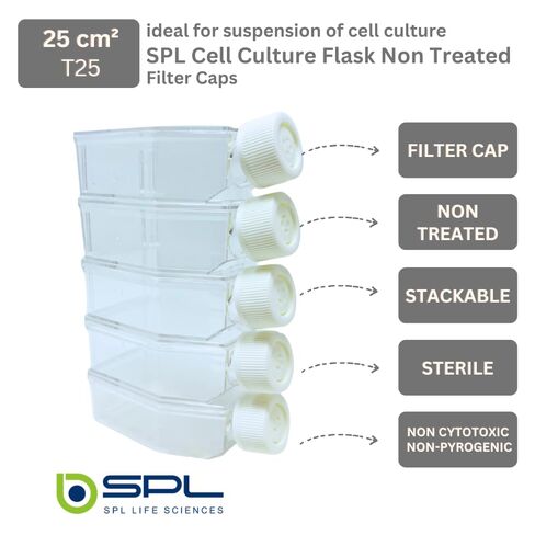 SPL Cell Culture Flask 25 cm2 (T25) Filter Cap, Non-Treated, Sterile, 200/Case in Saudi Arabia